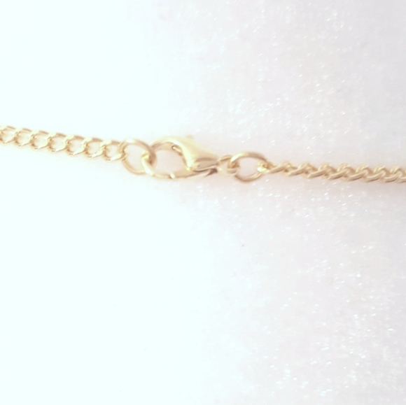 NWOT 16" Quartz agate druzy stone pendent necklace - Picture 4 of 4